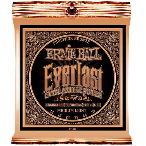 어니볼통기타줄스트링 Ernieball Everlast coated Acoustic Phosphor Bronze 2546 012-054