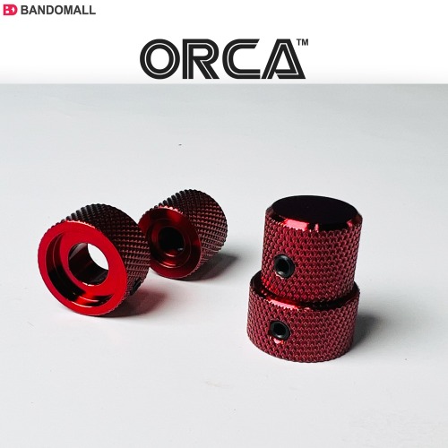 기타 메탈 노브 ORCA Metal Dome knob OC-Dual MDK Red 1개