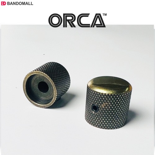 기타 메탈 노브 ORCA Metal Dome knob OC-MDK Vintage Bronze 1개
