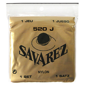 클래식기타줄스트링 사바레즈 트레디셔널 savarez 옐로우라벨 520J 하이텐션