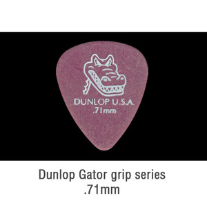 기타피크 던롭기타피크 Dunlop Gatorgrip pick .71mm