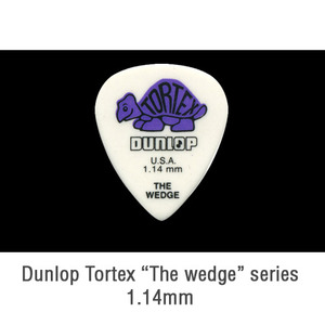 기타피크 던롭기타피크 던롭톨텍스 Dunlop Wedge tortex1.14mm