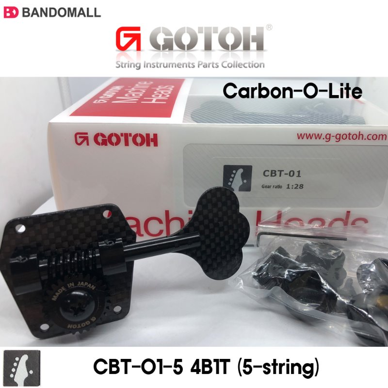 고또 베이스기타 헤드머신 5현 Gotoh CBT-01-5(4B1T) Carbon