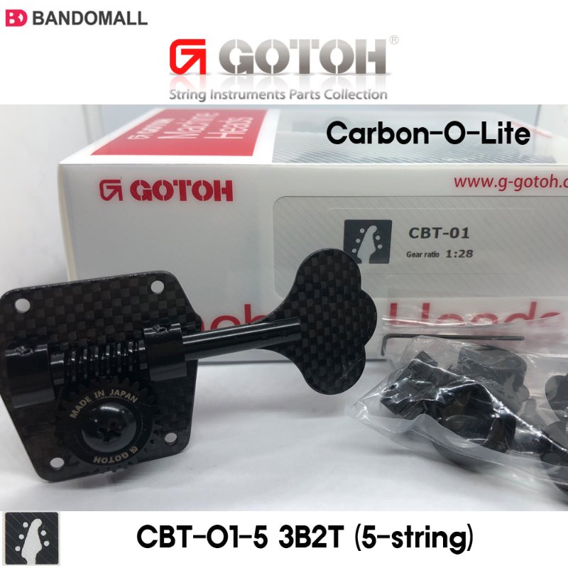 고또 베이스기타 헤드머신 Gotoh CBT-01 3B2T Carbon