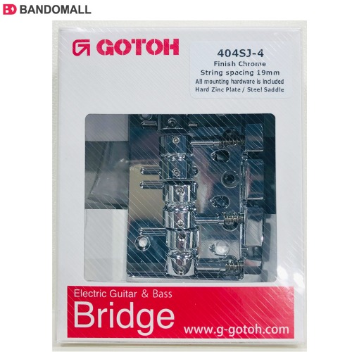고또 베이스 브릿지 Gotoh Bass Bridge 404SJ-4 CR