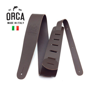 기타스트랩 가죽스트랩 ORCA다크브라운 Made in Italy
