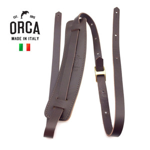 기타가죽스트랩 빈티지컴포트 다크브라운 ORCA Made in Italy