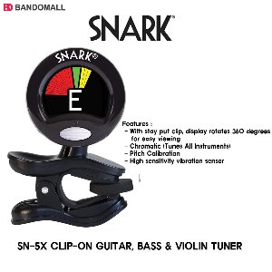 스나크튜너 스나크클립튜너 SN-5X CLIP-ON GUITAR, BASS &amp; VIOLIN TUNER