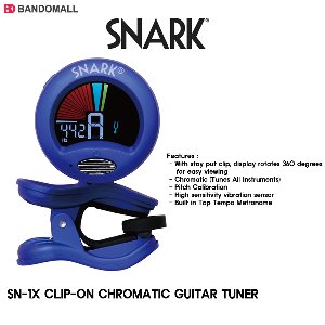 스나크튜너 스나크클립튜너 Snark SN-1X CLIP-ON CHROMATIC GUITAR TUNER