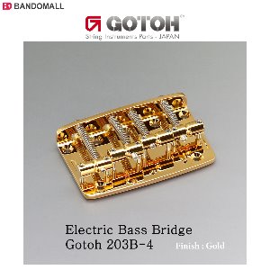 베이스기타브릿지 골드 Gotoh Bass Bridge 203B-4