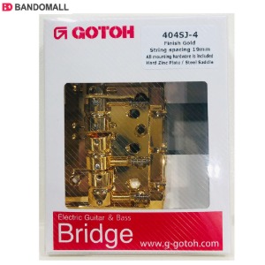 고또 베이스 브릿지 Gotoh Bass Bridge 404SJ-4 Gold