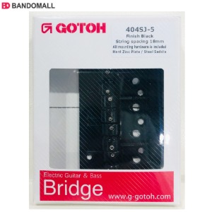 고또 베이스 브릿지 Gotoh Bass Bridge 404SJ-5 Black