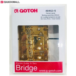 고또 베이스 브릿지 Gotoh Bass Bridge 404SJ-5 Gold