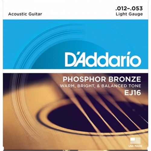 다다리오 어쿠스틱 기타스트링 Daddario 12-53 EJ16
