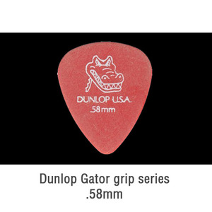 기타피크 던롭기타피크 Dunlop Gatorgrip pick.58mm