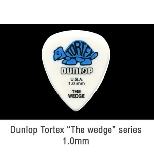 기타피크 던롭기타피크 던롭톨텍스 Dunlop Wedge tortex1.0mm