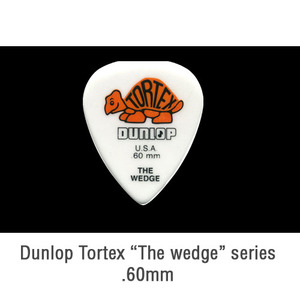 기타피크 던롭기타피크 던롭톨텍스 Dunlop Wedege tortex.60mm