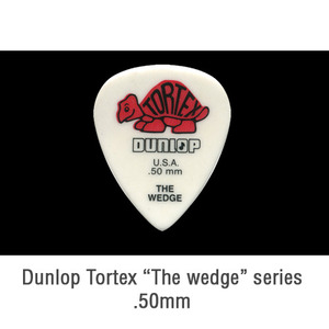 기타피크 던롭기타피크 던롭톨텍스 Dunlop Wedge tortex.50mm